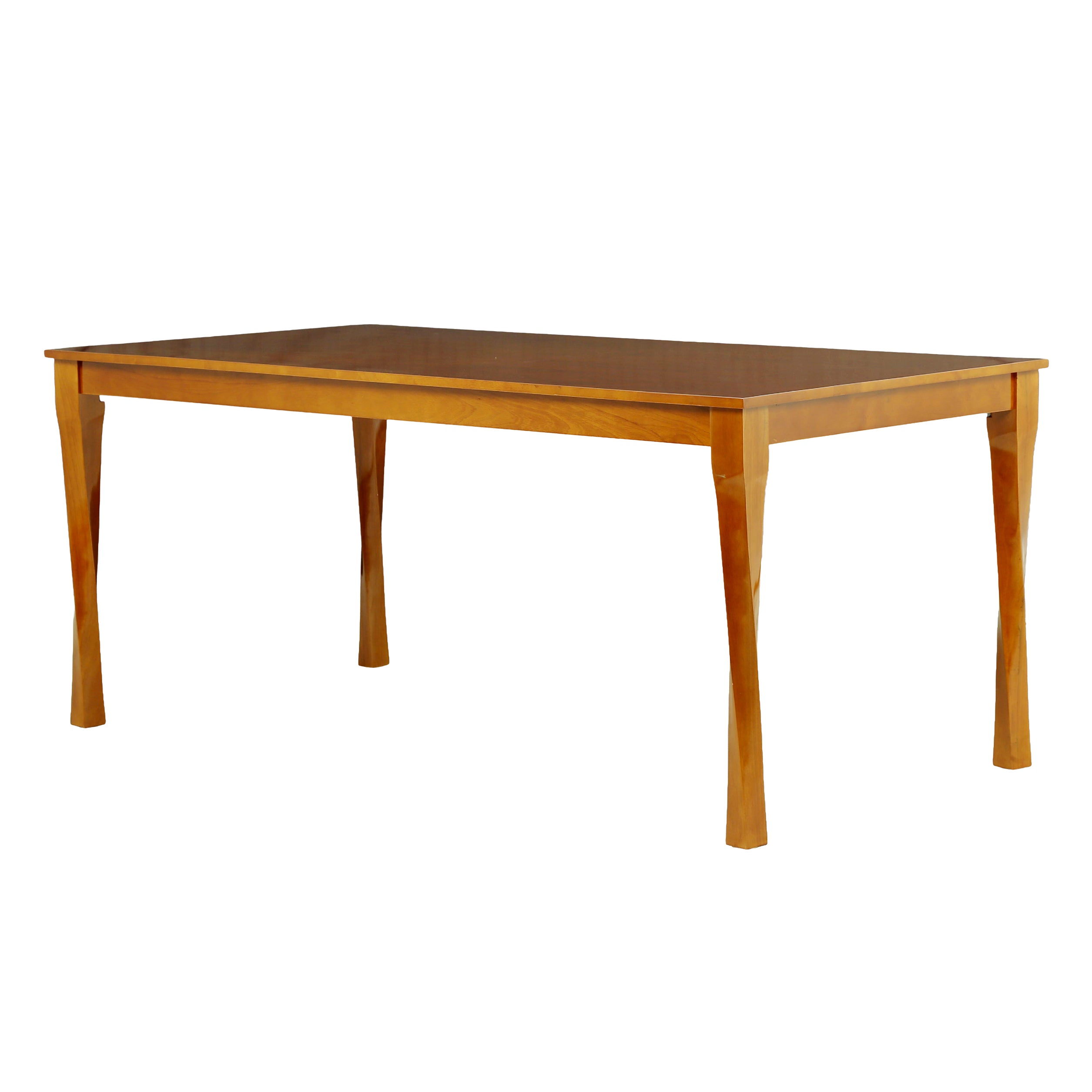 6 Seater Dining Table [Chocolate, Treated Rubberwood] - By Stories