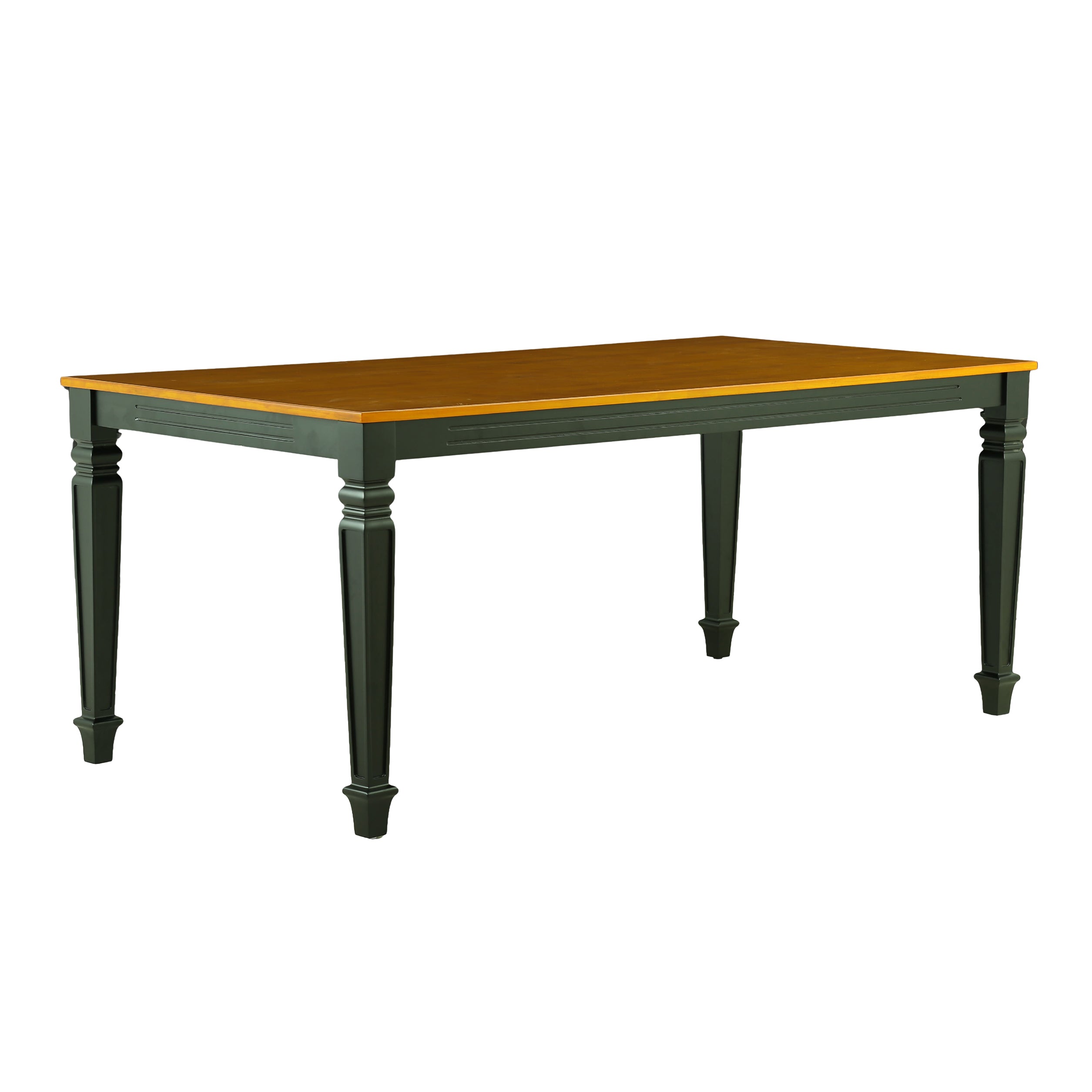 Dark Walnut 6 Seater Dining Table