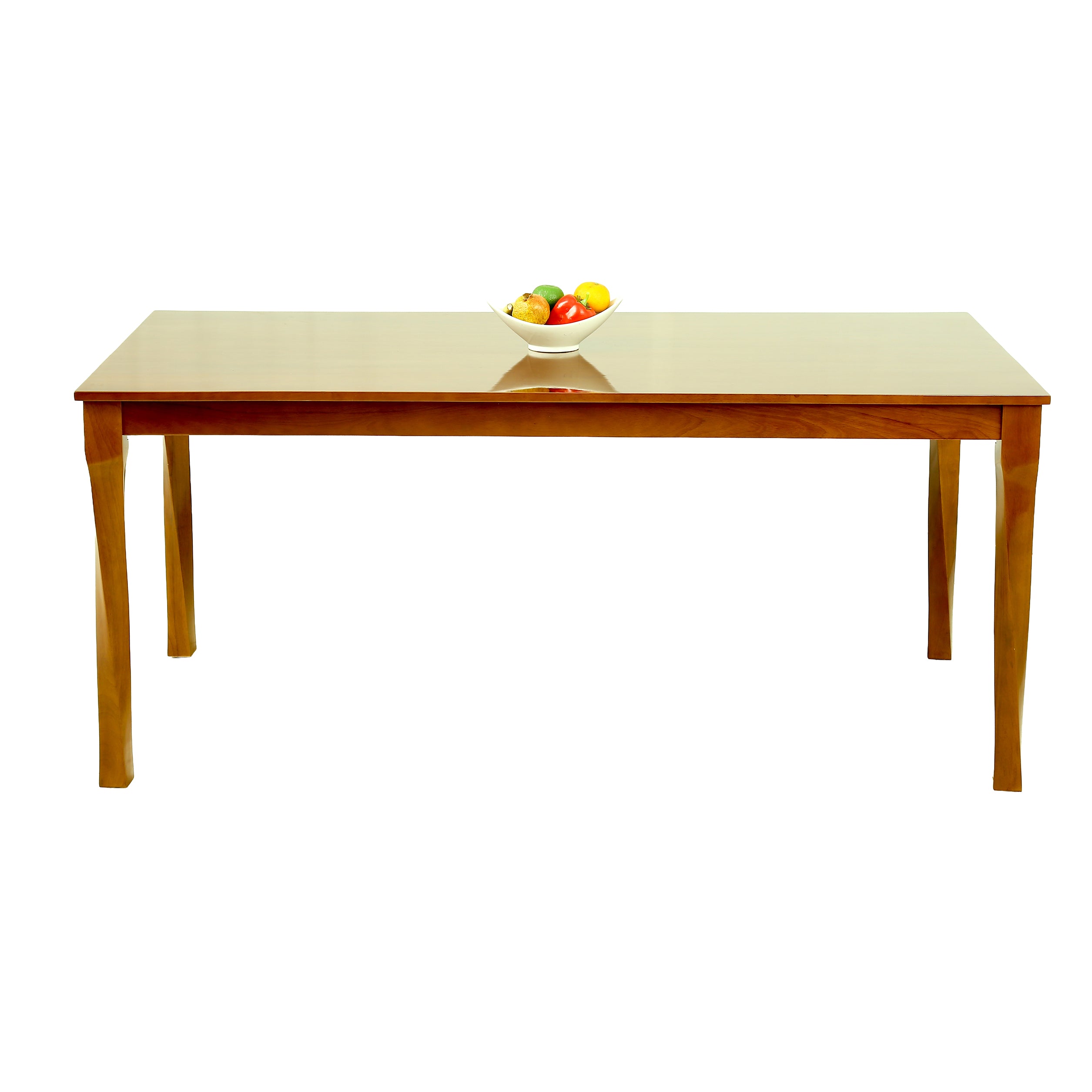 6 Seater Dining Table [Chocolate, Treated Rubberwood] - By Stories