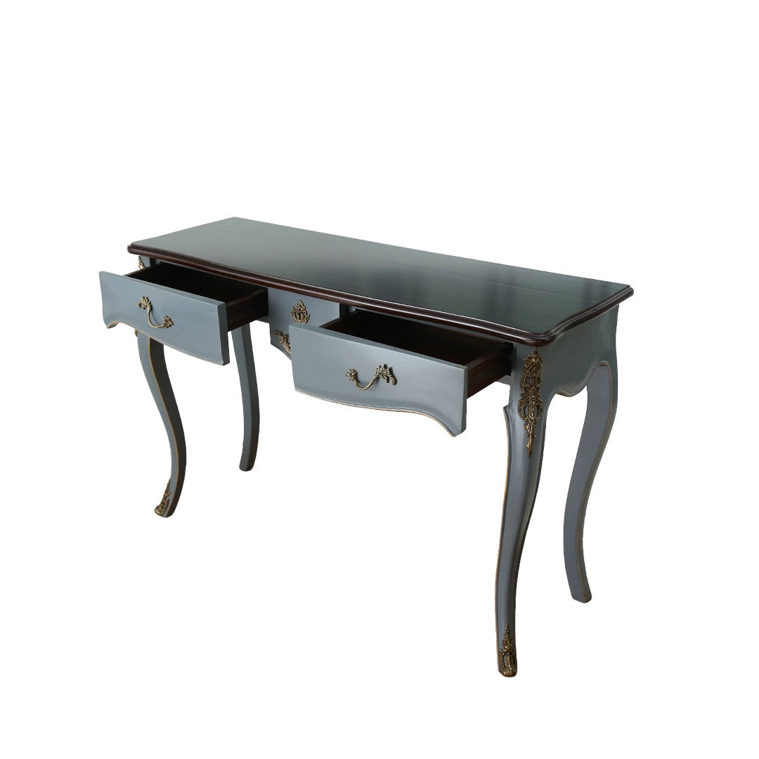 Hallbert Grey Console By Stories