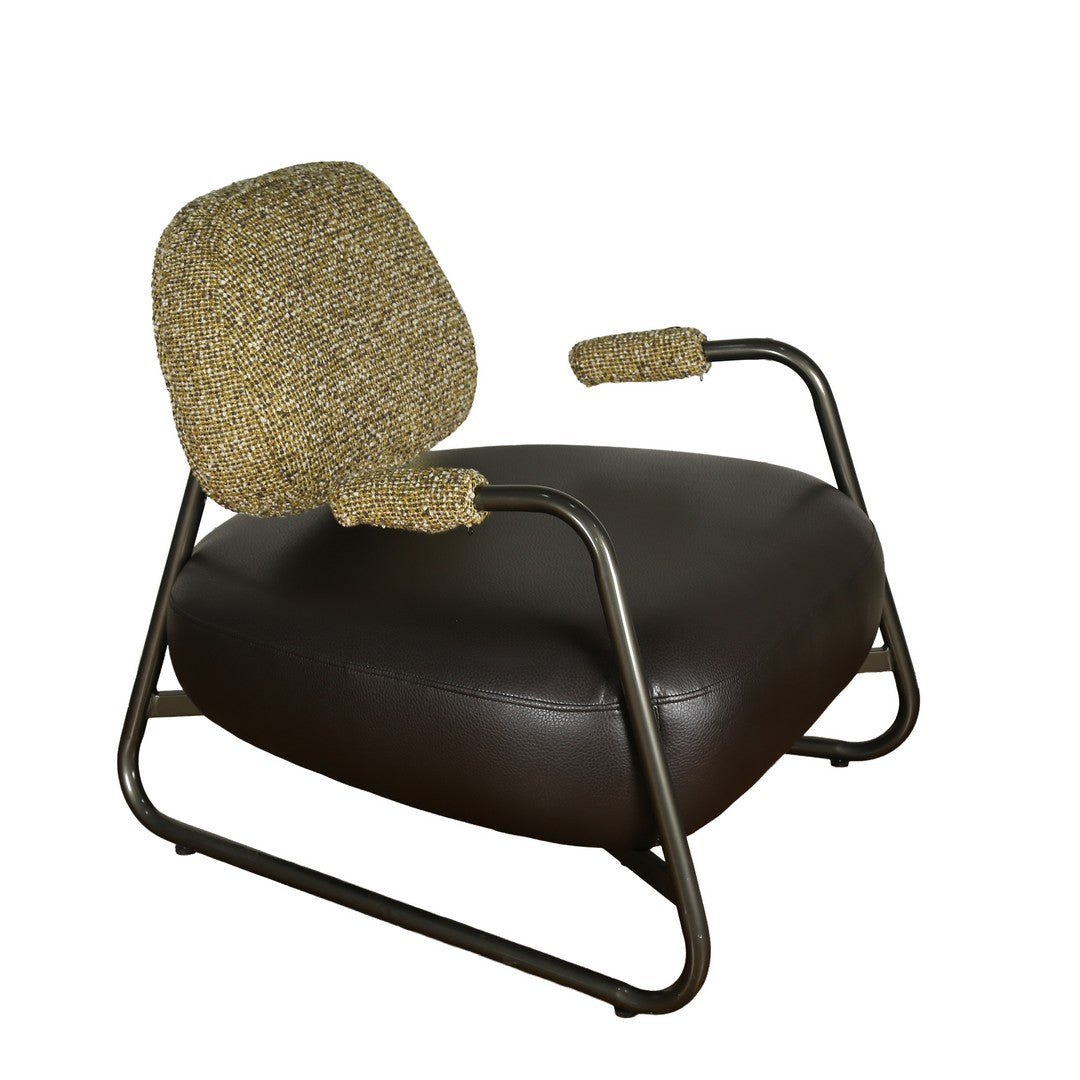 Dauan Leisure Dark Brown Chair By Stories