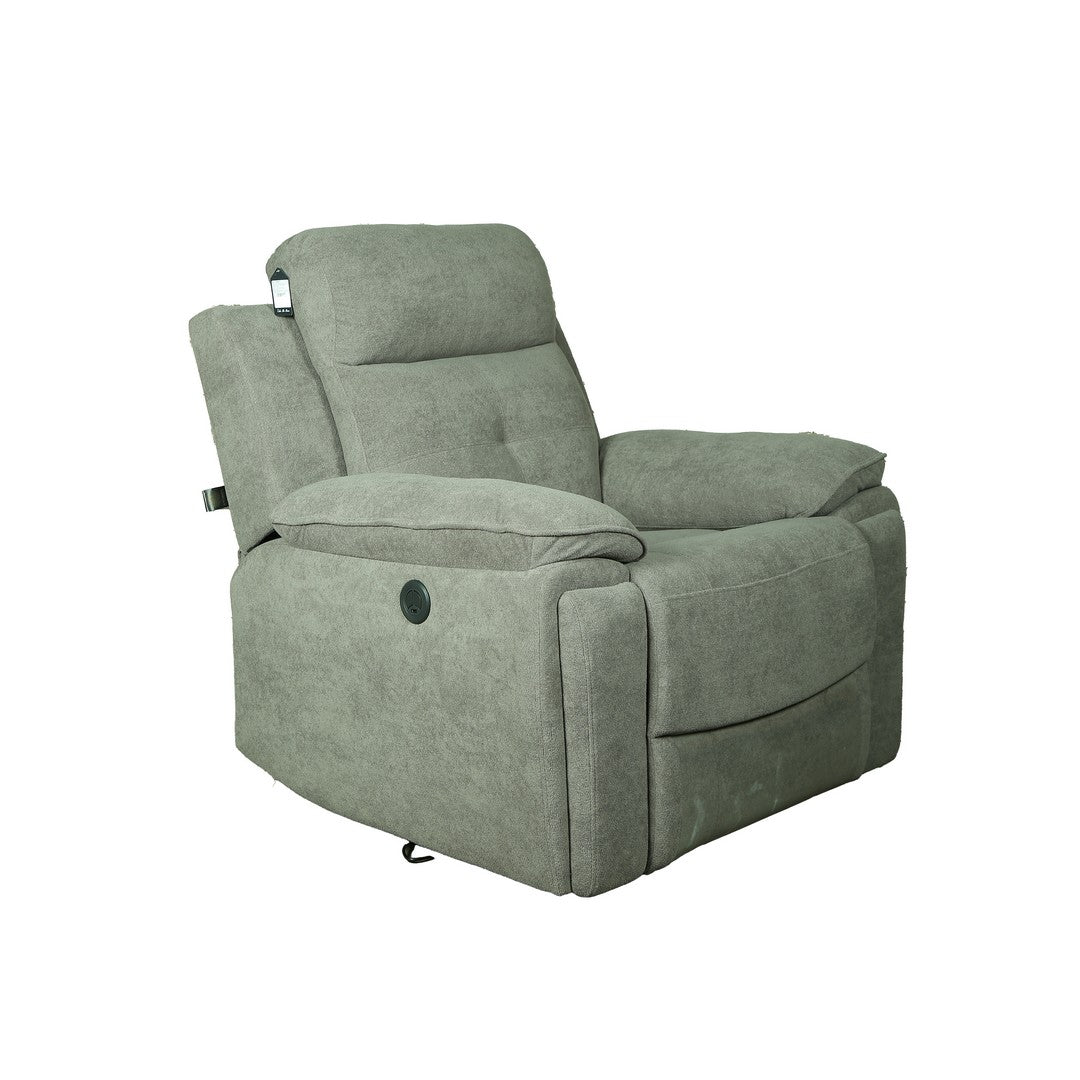 Tierra Motorized 1 Seater Recliner Sofa Chenille Boucle By Stories
