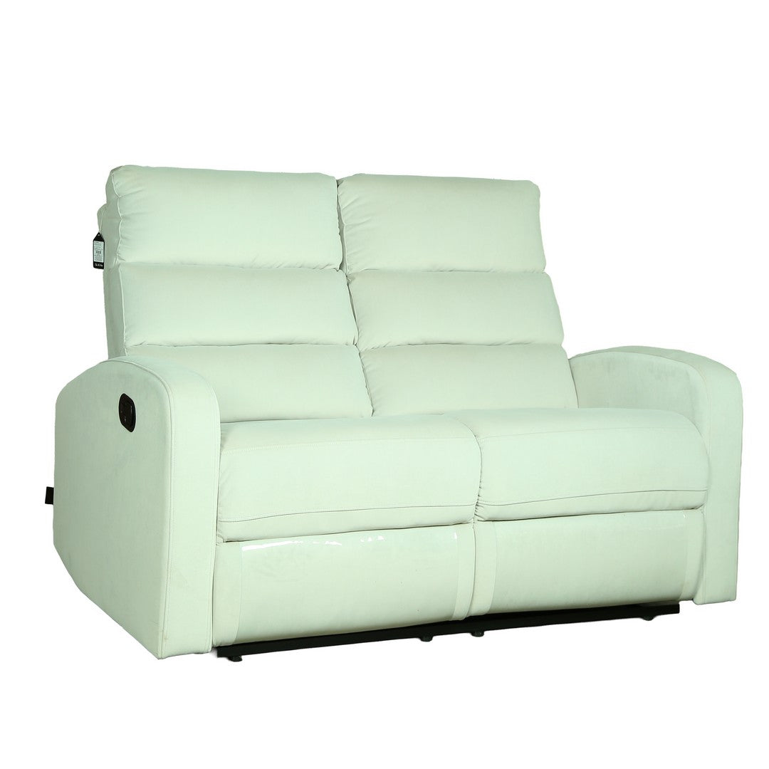 Monaco Flora Manual 2 Seater Recliner Velvet Sofa By Stories
