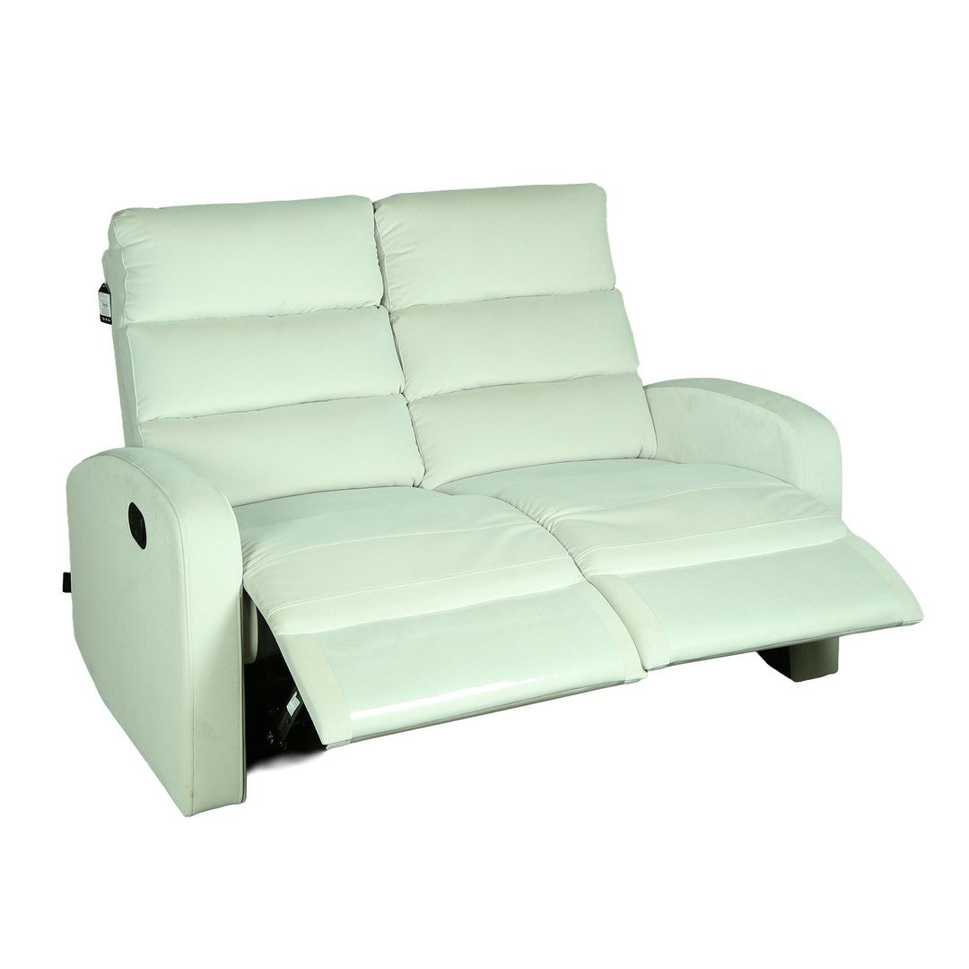 Monaco Flora Manual 2 Seater Recliner Velvet Sofa By Stories