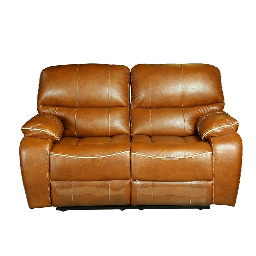 Alicia Manual 2 seater Vintage505/Leather Sofa By Stories