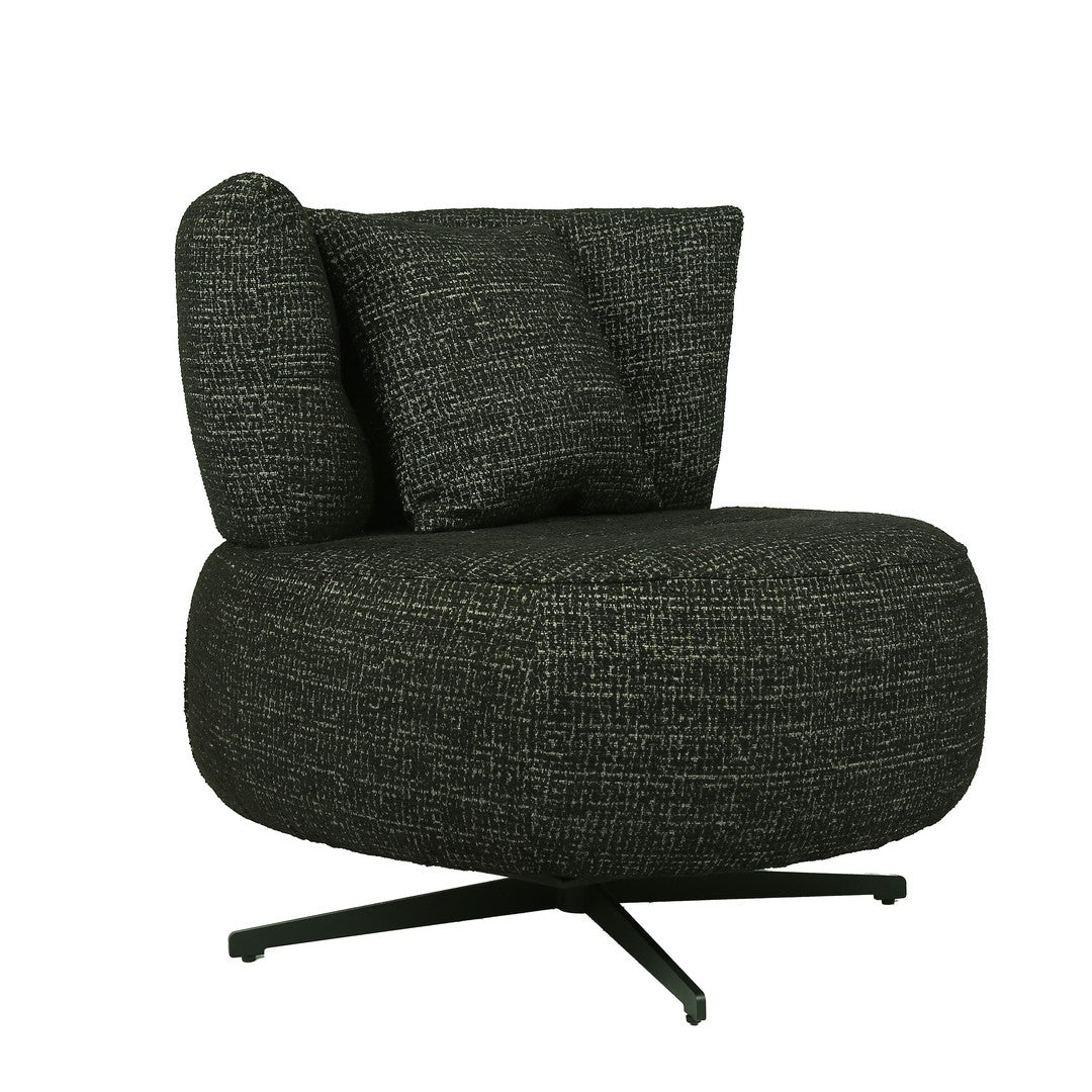 Dekel Black Leisure Chair By Stories