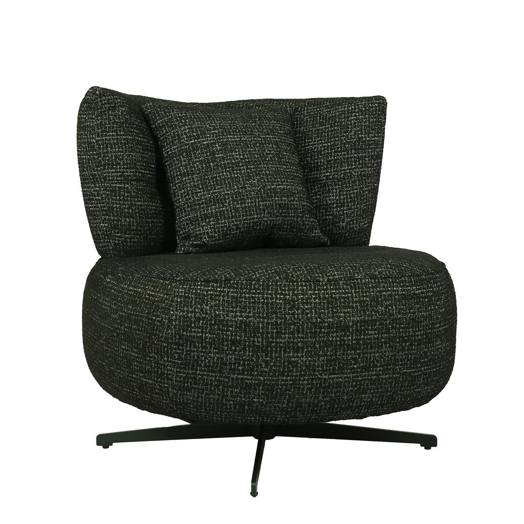 Dekel Black Leisure Chair By Stories