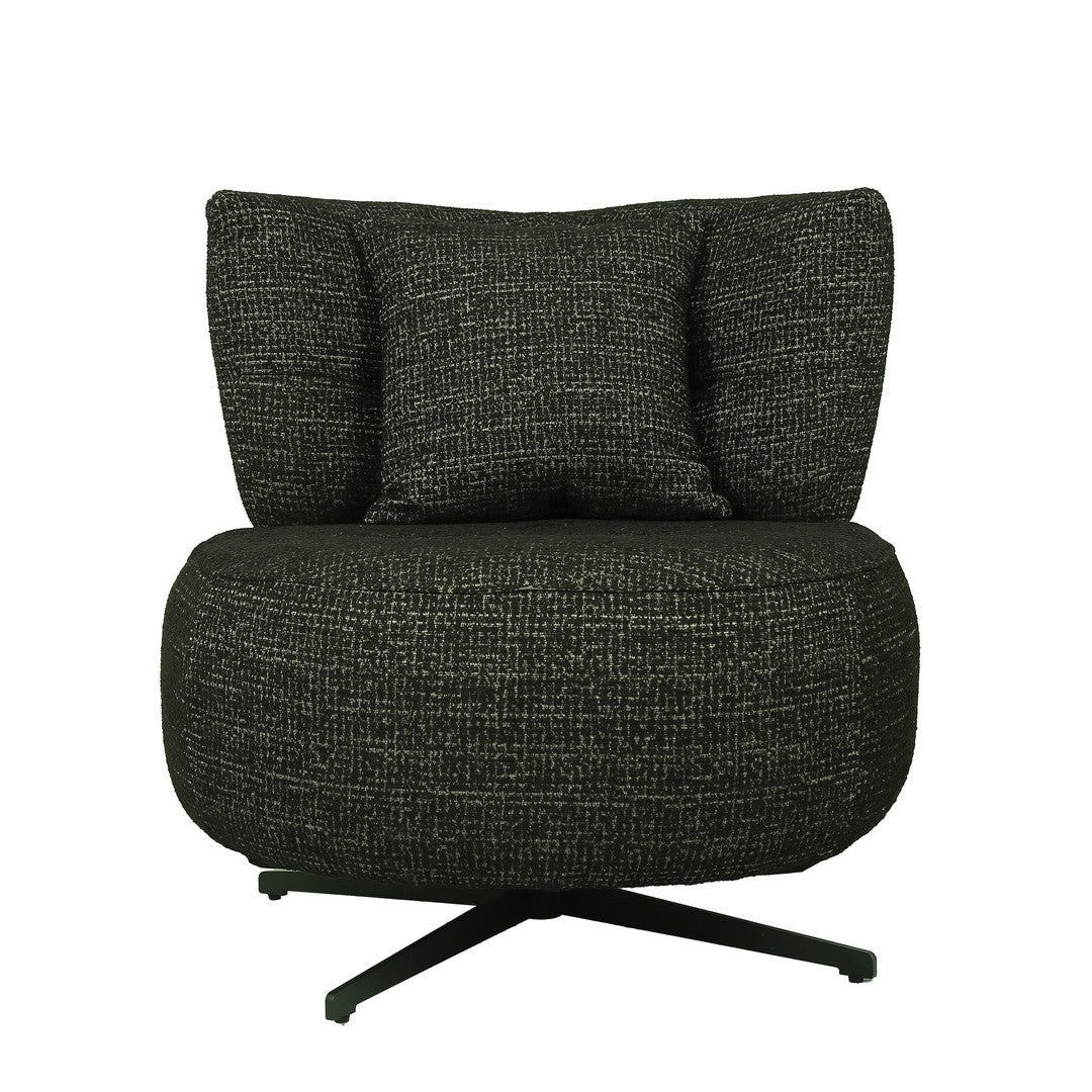 Dekel Black Leisure Chair By Stories