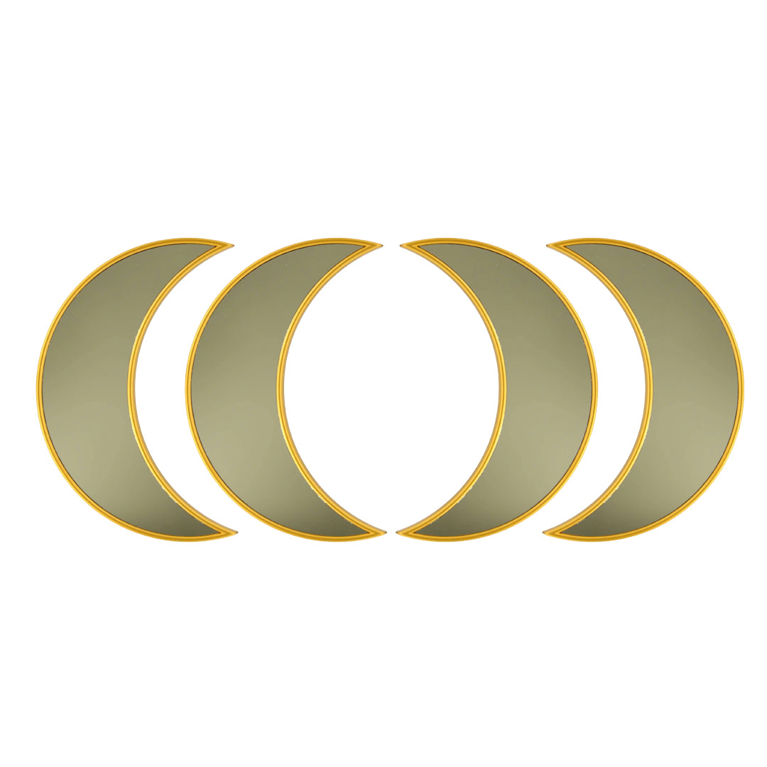 Moon Shaped Mirror Set of 4 By Stories