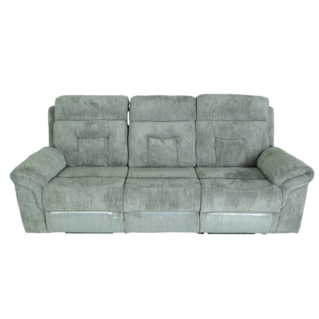 Marina Manual 3 Seater Recliner Sofa Morgan Boyd Graphite By Stories