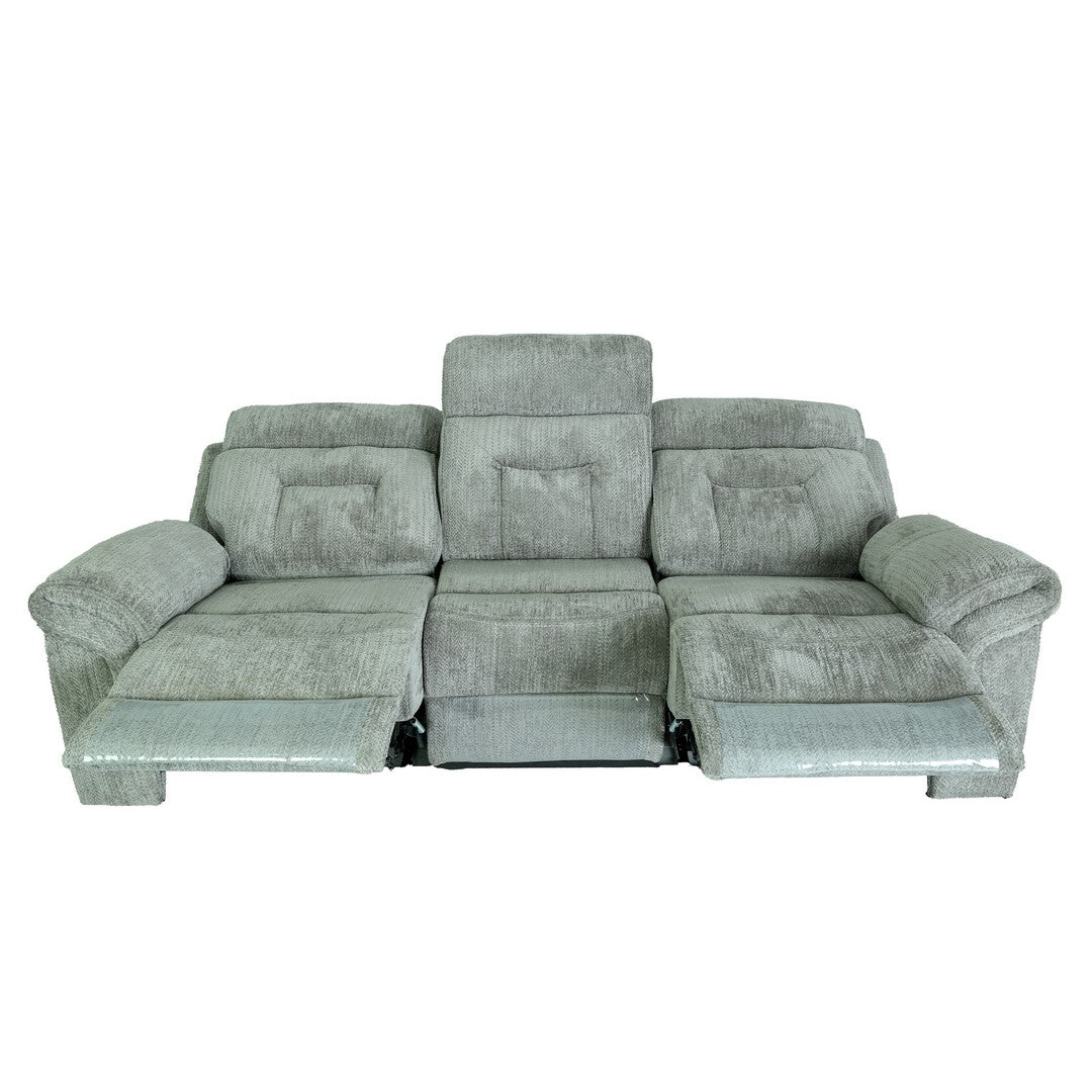 Marina Manual 3 Seater Recliner Sofa Morgan Boyd Graphite By Stories