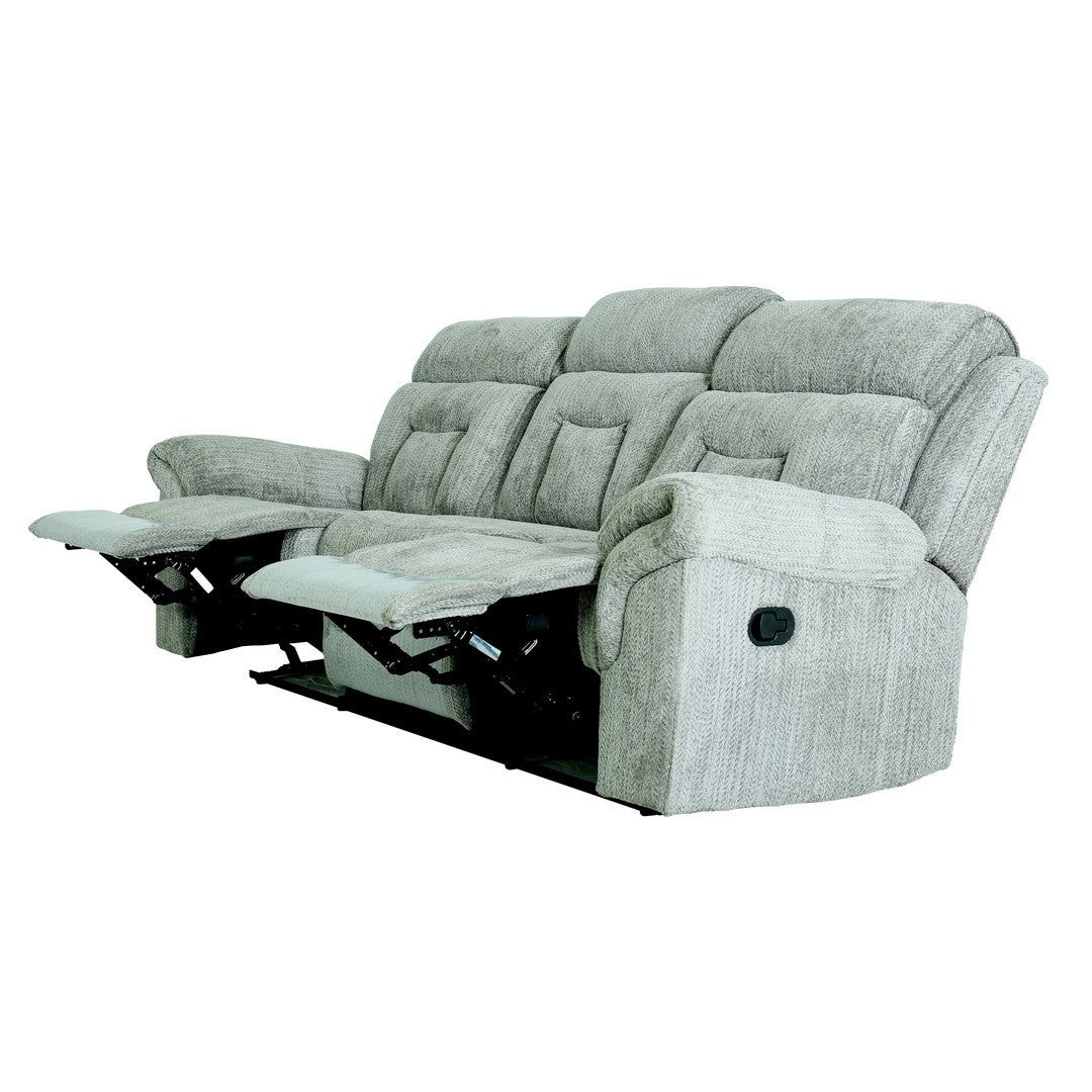 Marina Manual 3 Seater Recliner Sofa Morgan Boyd Graphite By Stories