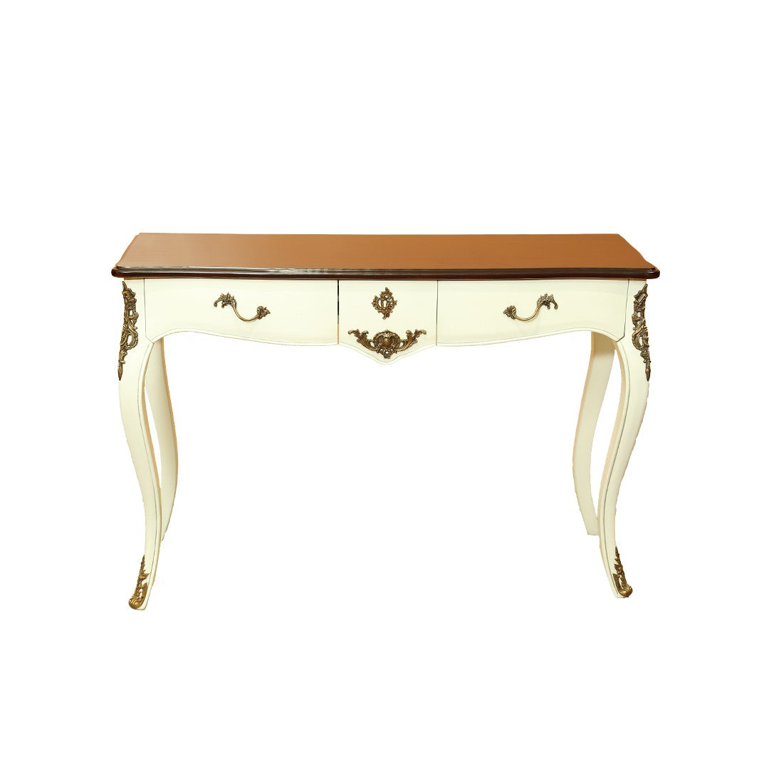 Hallbert White Console By Stories