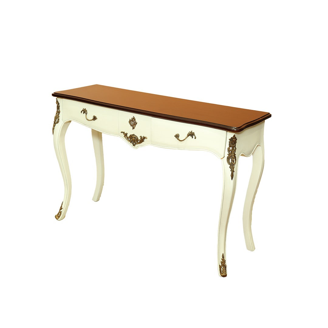 Hallbert White Console By Stories