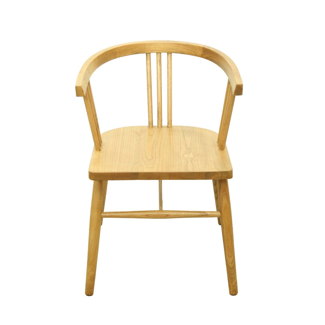 Serena Arm Chair With Wooden Seat By Stories