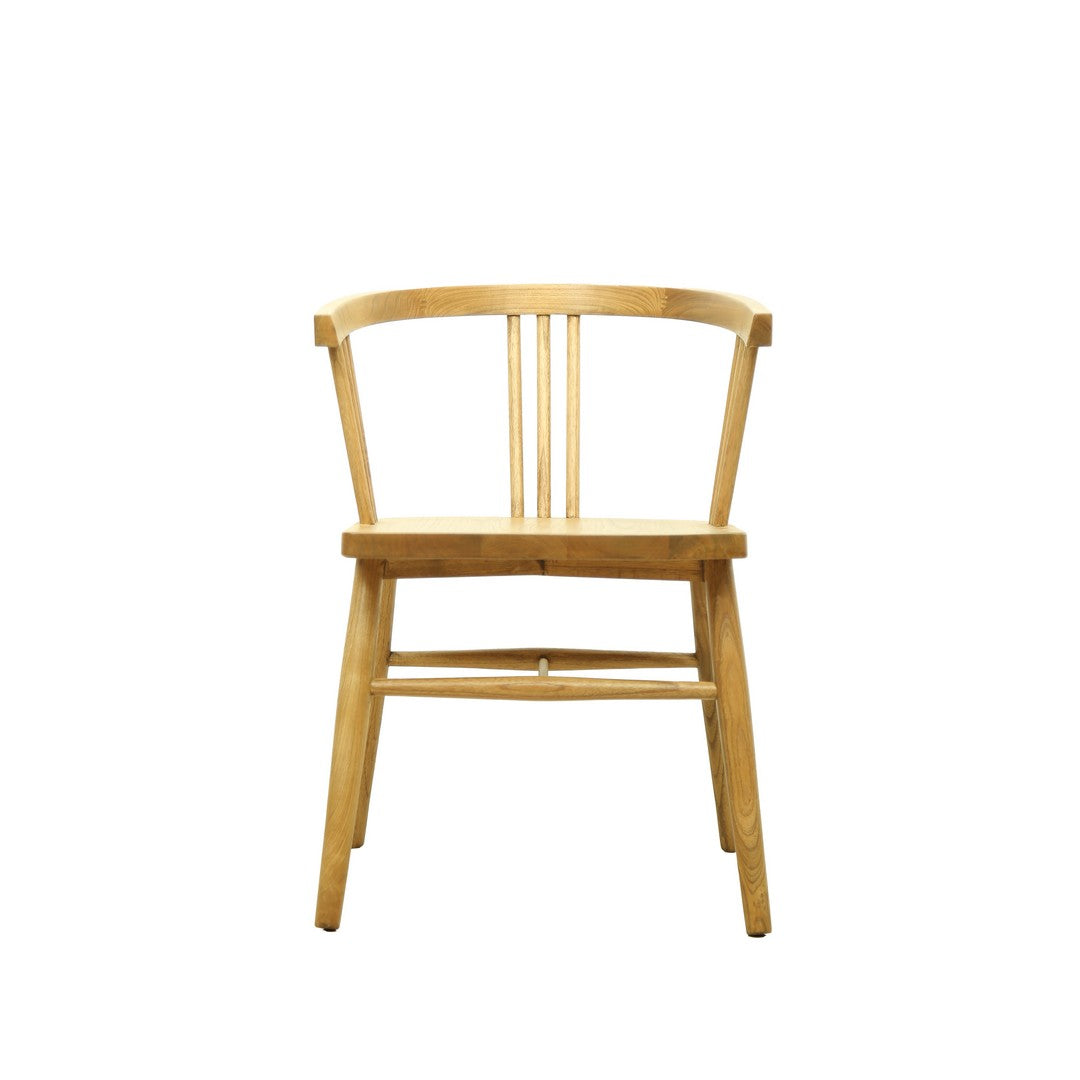 Serena Arm Chair With Wooden Seat By Stories