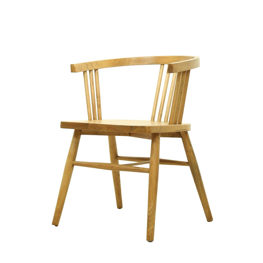 Serena Arm Chair With Wooden Seat By Stories