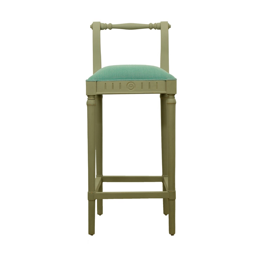 Iyara Bar Chair In Mahogany Wood By Stories