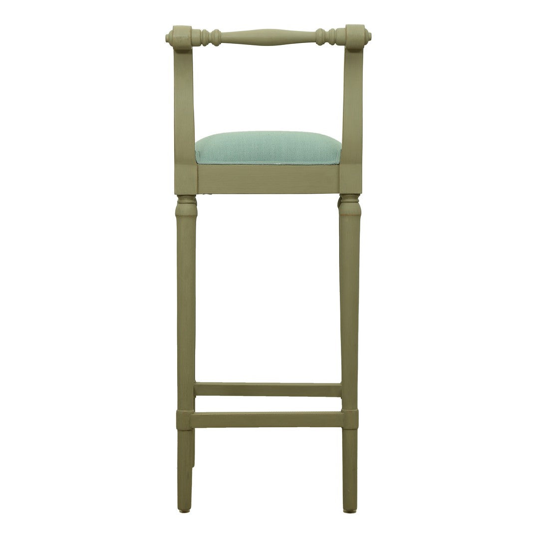 Iyara Bar Chair In Mahogany Wood By Stories