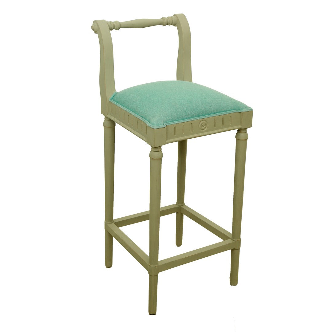 Iyara Bar Chair In Mahogany Wood By Stories