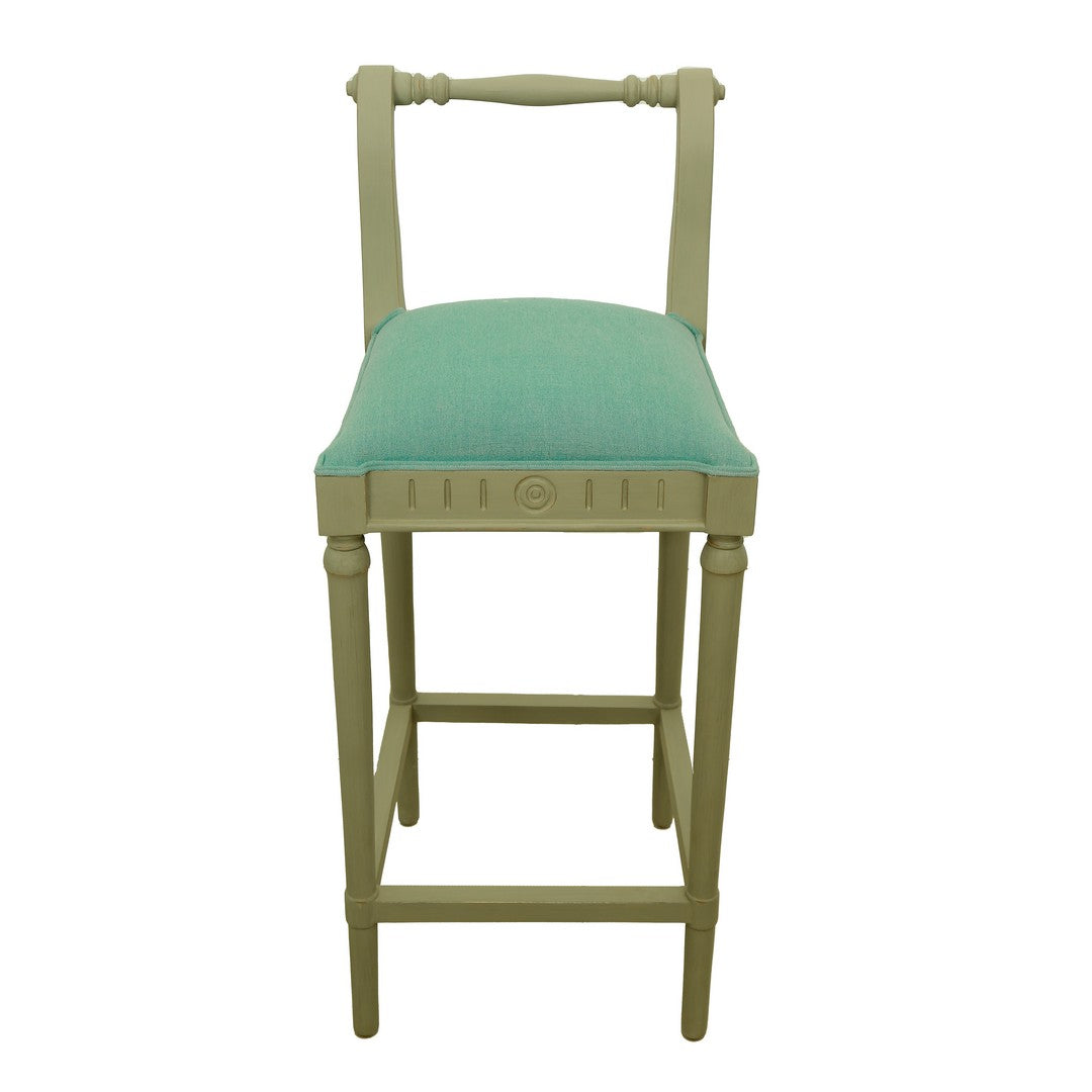 Iyara Bar Chair In Mahogany Wood By Stories