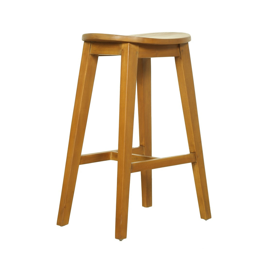 Irish Bar Stool In Mahogany Wood By Stories