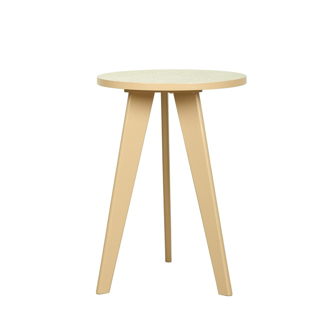 Tri Table Round U.V. Print Wood Coffee By Stories