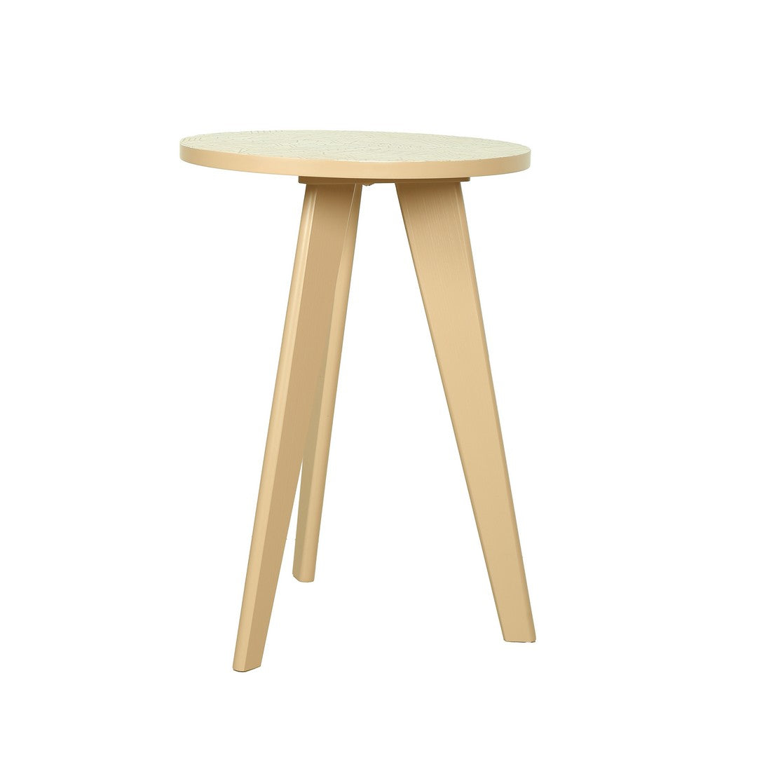 Tri Table Round U.V. Print Wood Coffee By Stories