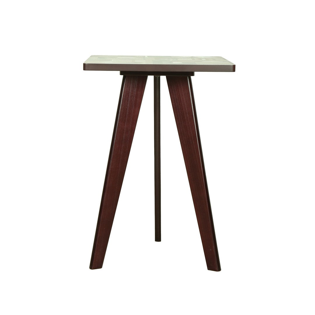 Tri Table Square U.V. Print Wood aztec By Stories