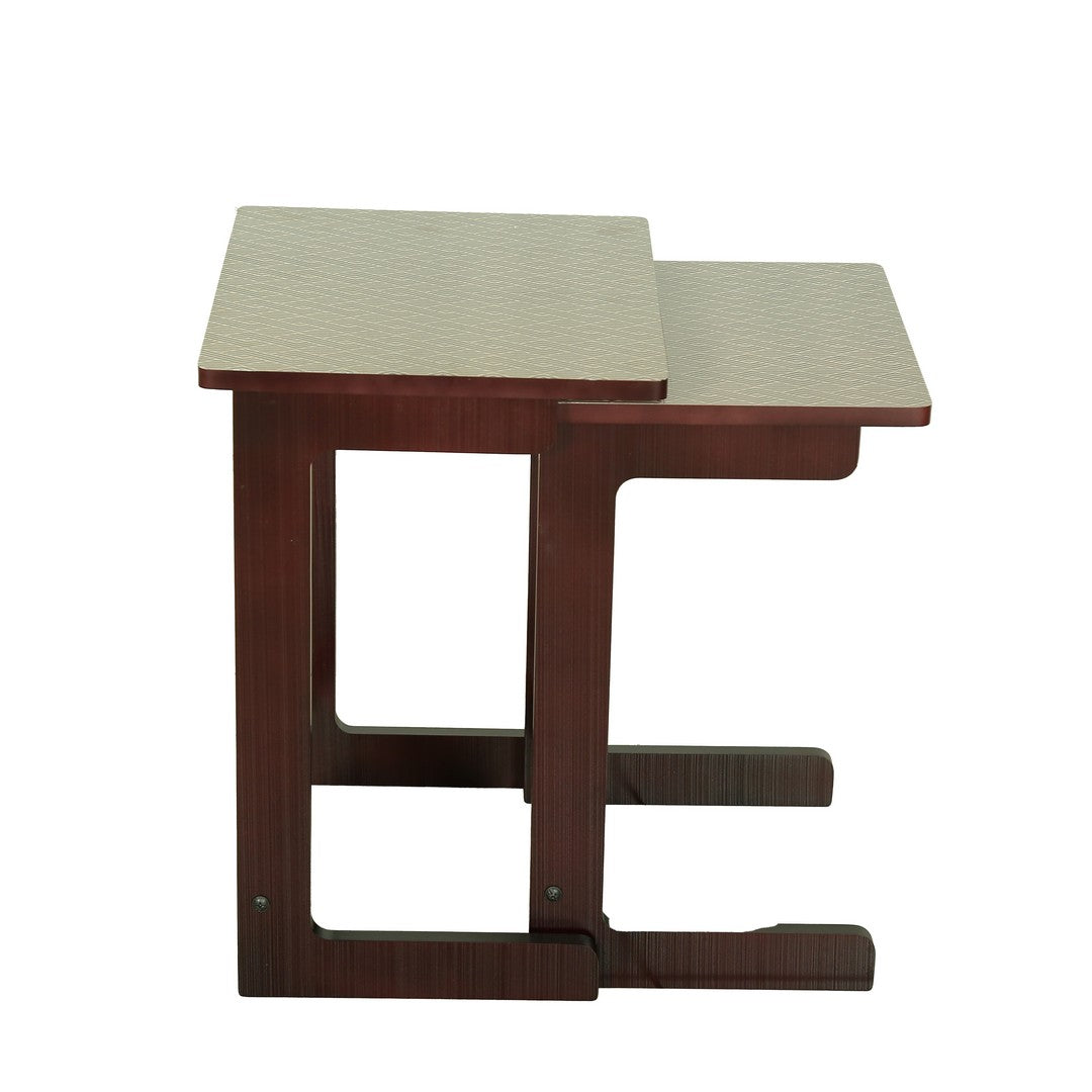 Nest Table Set Of 2 U.V.Print Wood Aztec By Stories