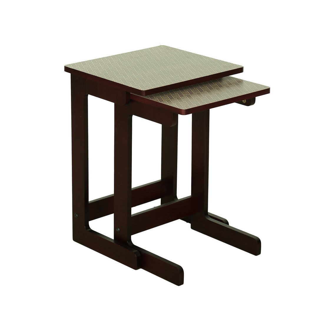 Nest Table Set Of 2 U.V.Print Wood Aztec By Stories