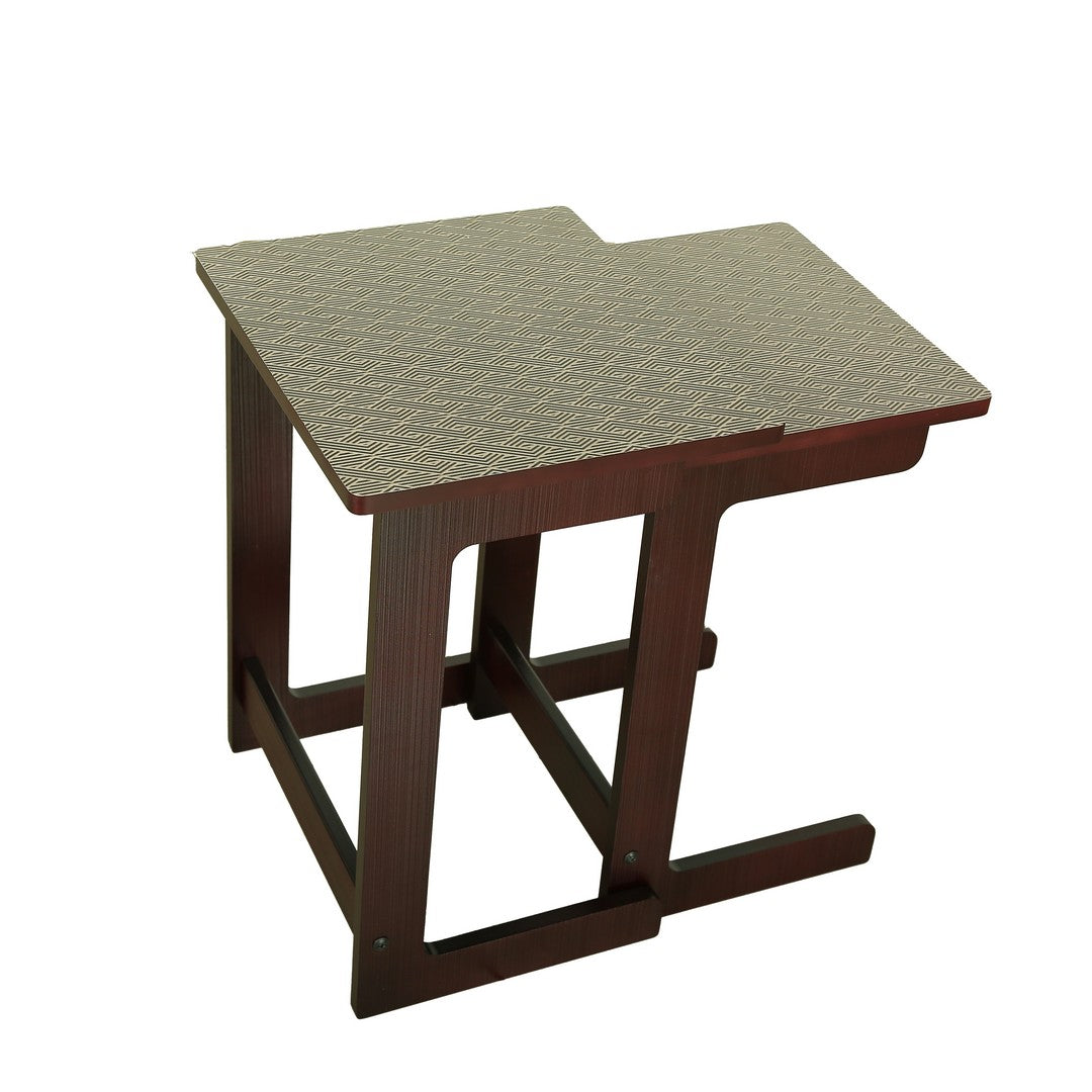 Nest Table Set Of 2 U.V.Print Wood Aztec By Stories