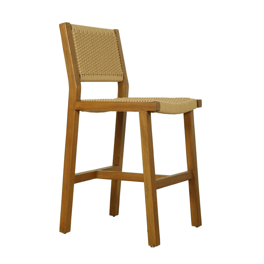Isabel Bar Chair In Mahogany Wood By Stories