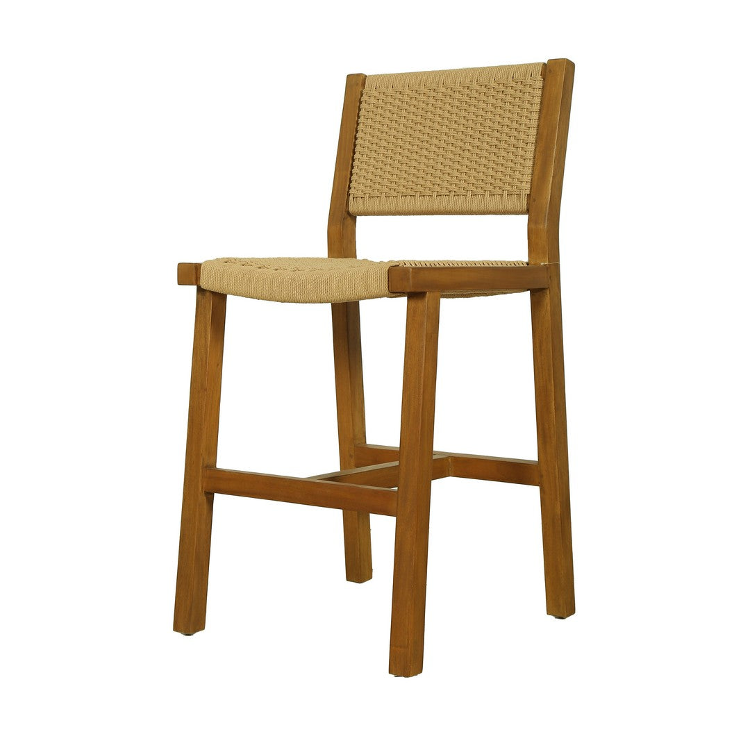 Isabel Bar Chair In Mahogany Wood By Stories