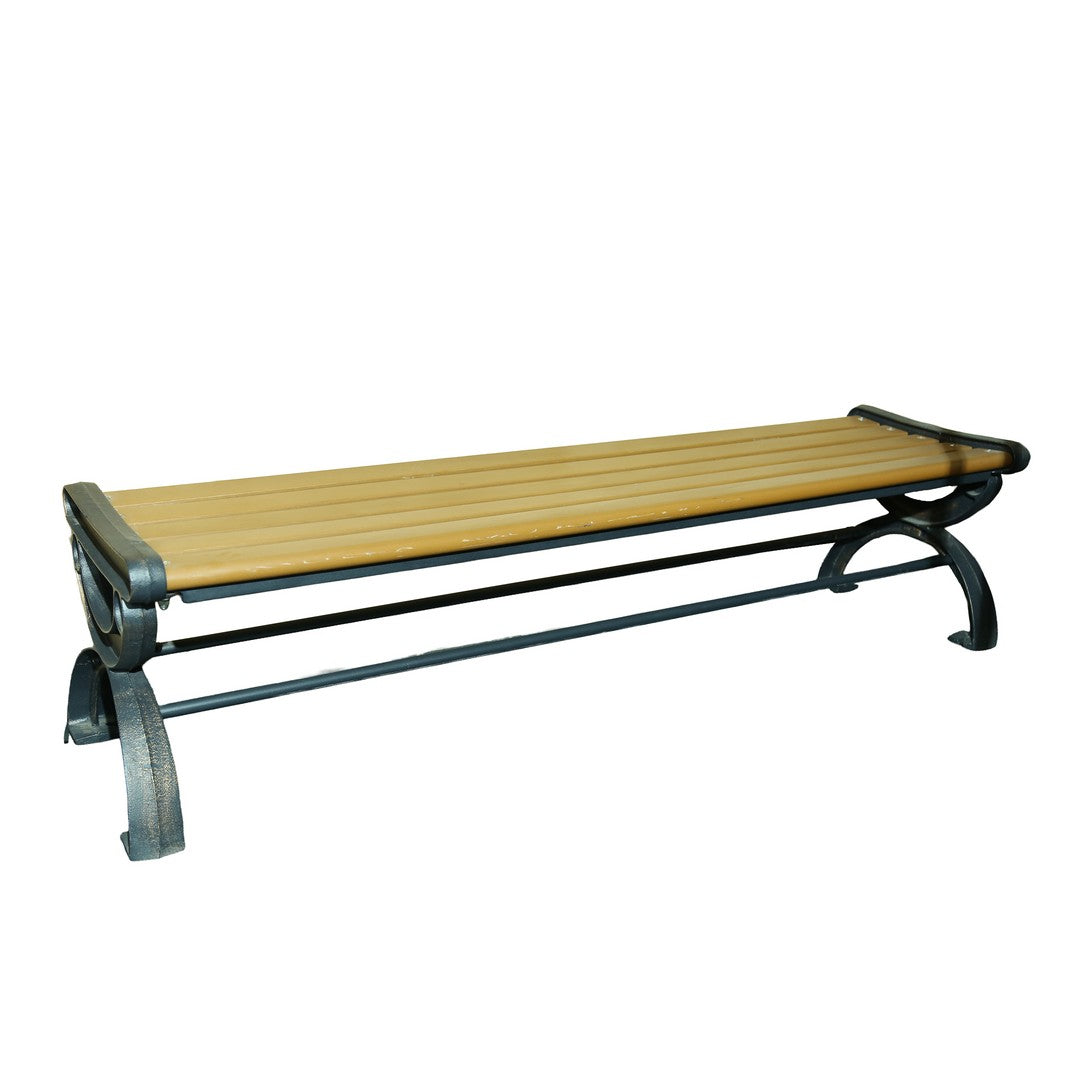 Wooden Out Door Bench By Stories