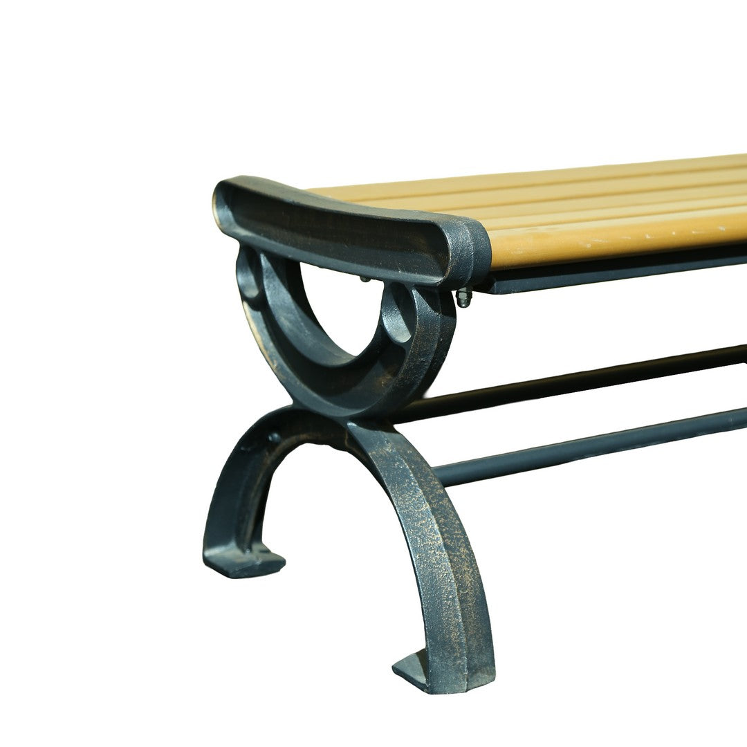 Wooden Out Door Bench By Stories