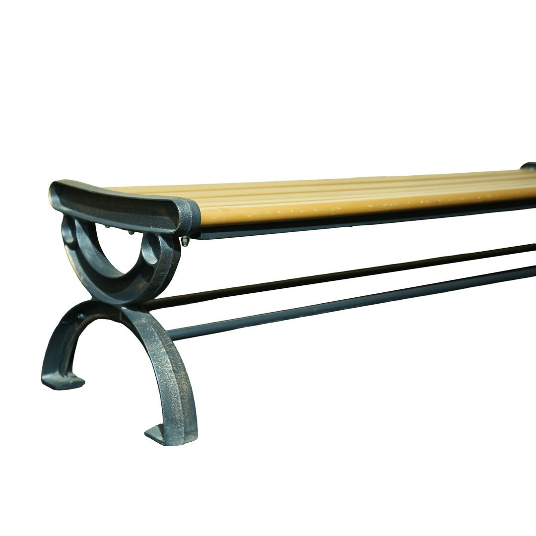 Wooden Out Door Bench By Stories