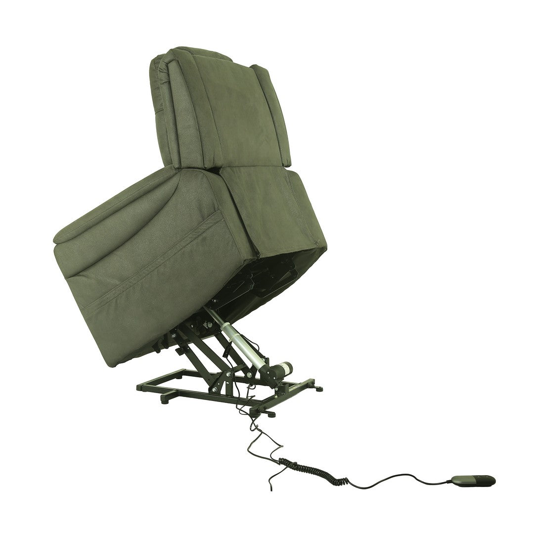 Zeroon Power Lift 1 Seater Recliner Fabric Sofa By Stories