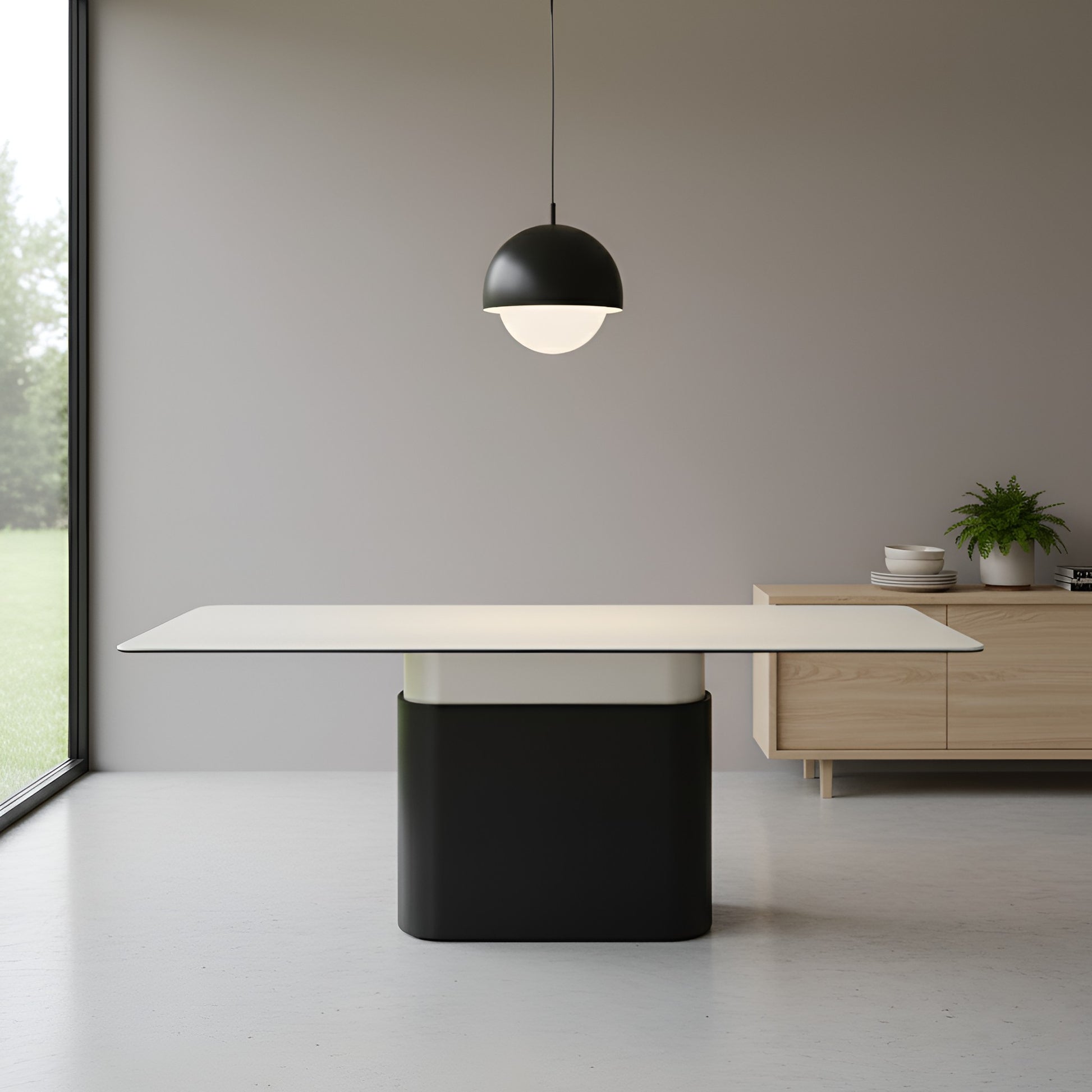 Donita 8 Seater Dining Table Black Oak Veneer By Stories