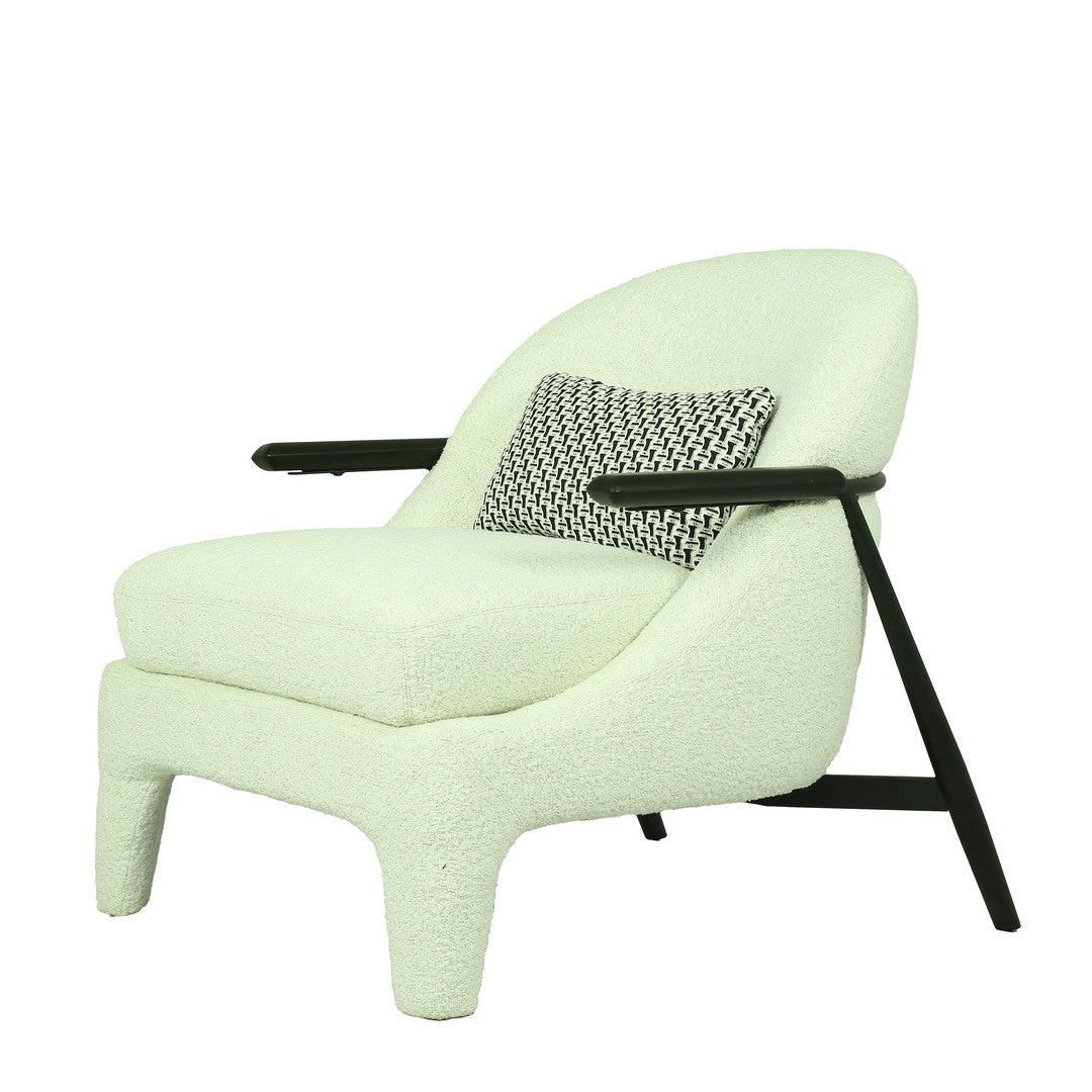 Vogue White Leisure Chair By Stories