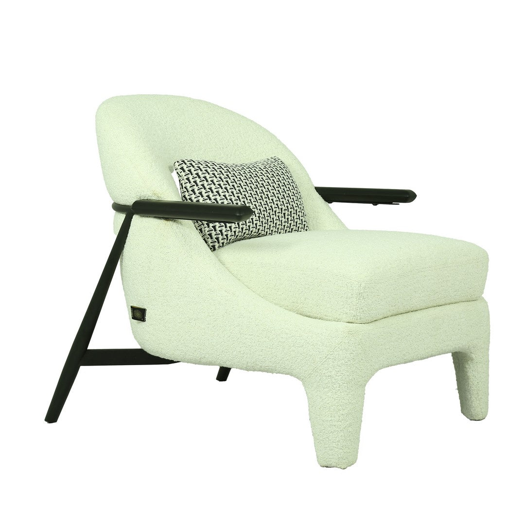 Vogue White Leisure Chair By Stories