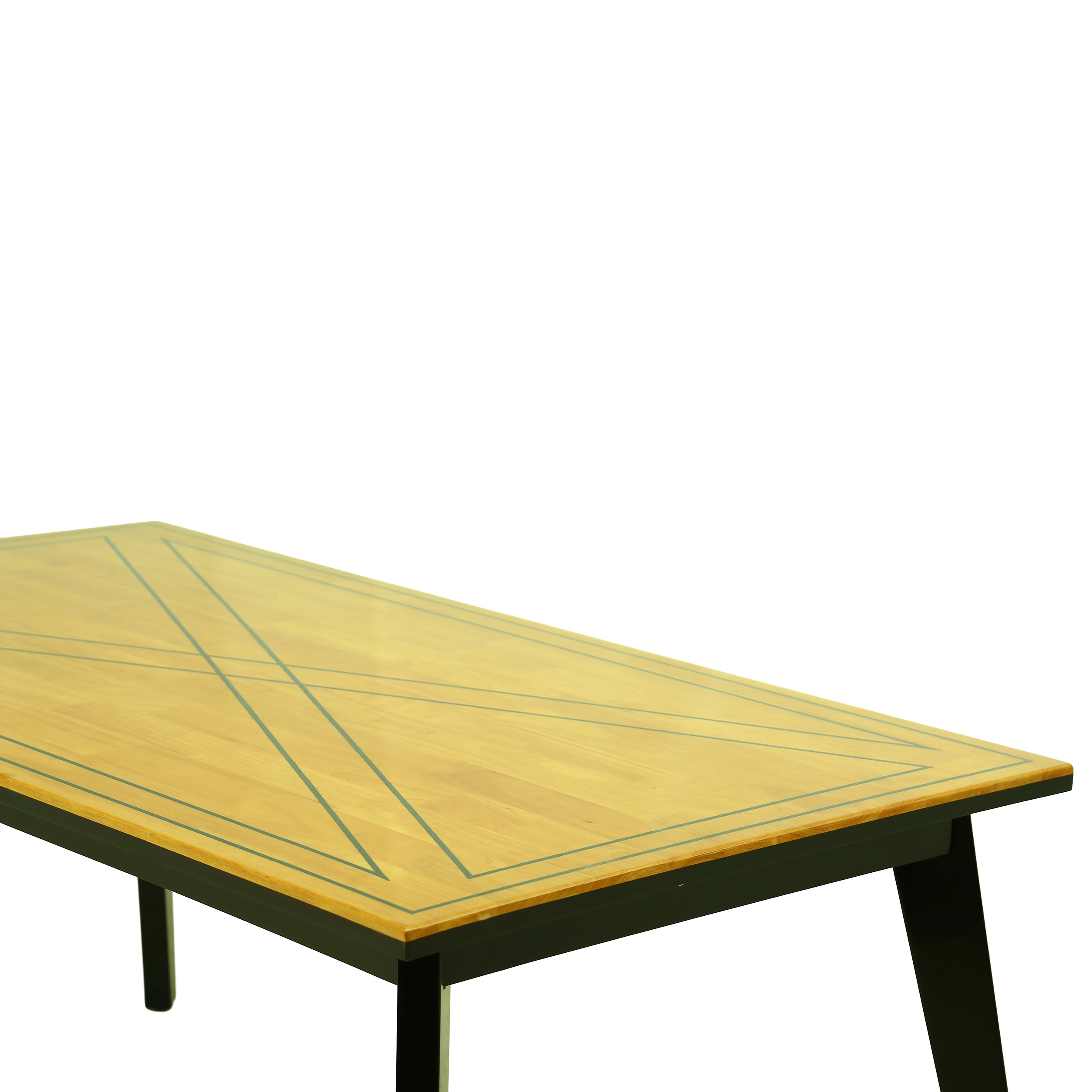 6 Seater Dining Table [Dark Walnut] - By Stories