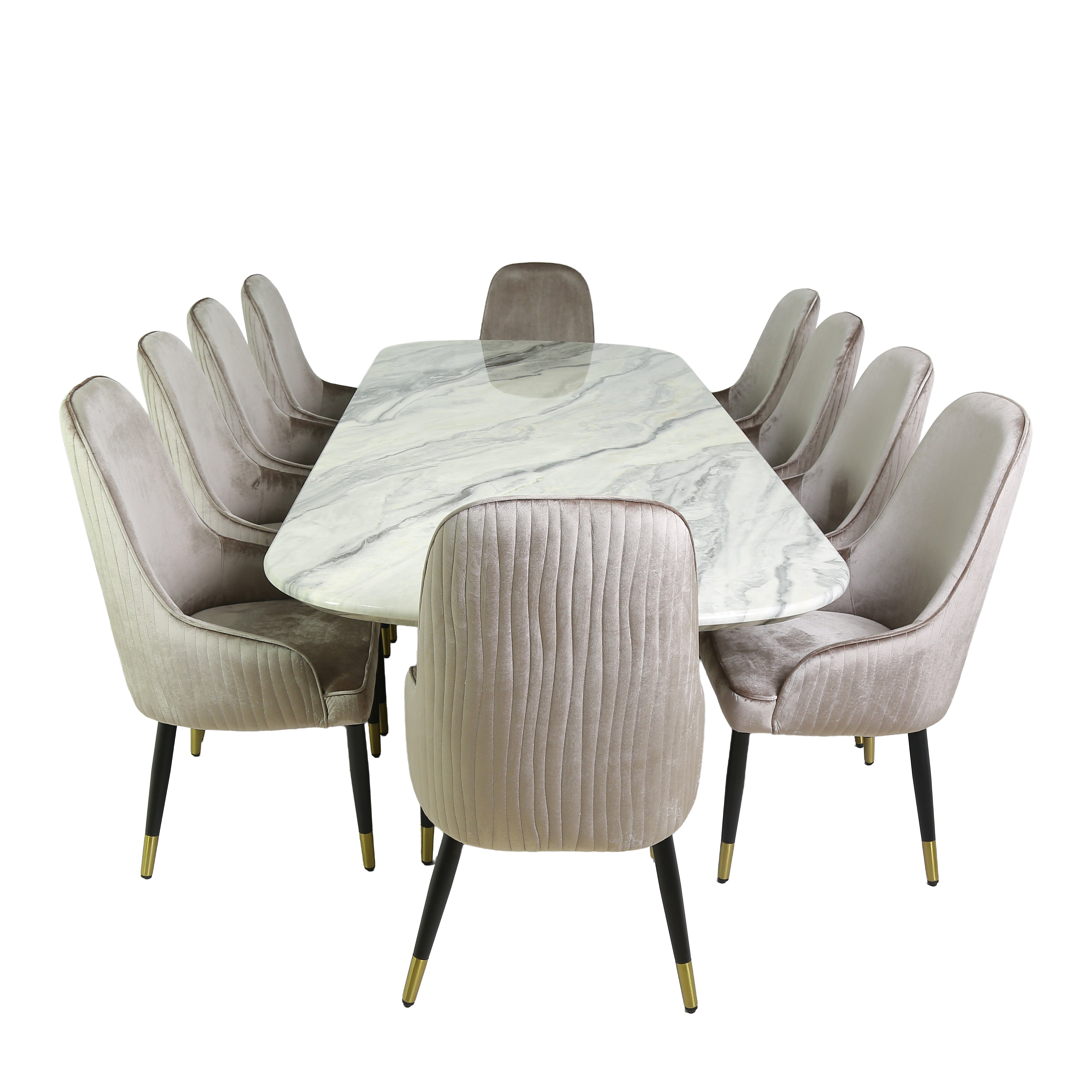 Alphamex 10 Seater Elegant Dining Table By Stories