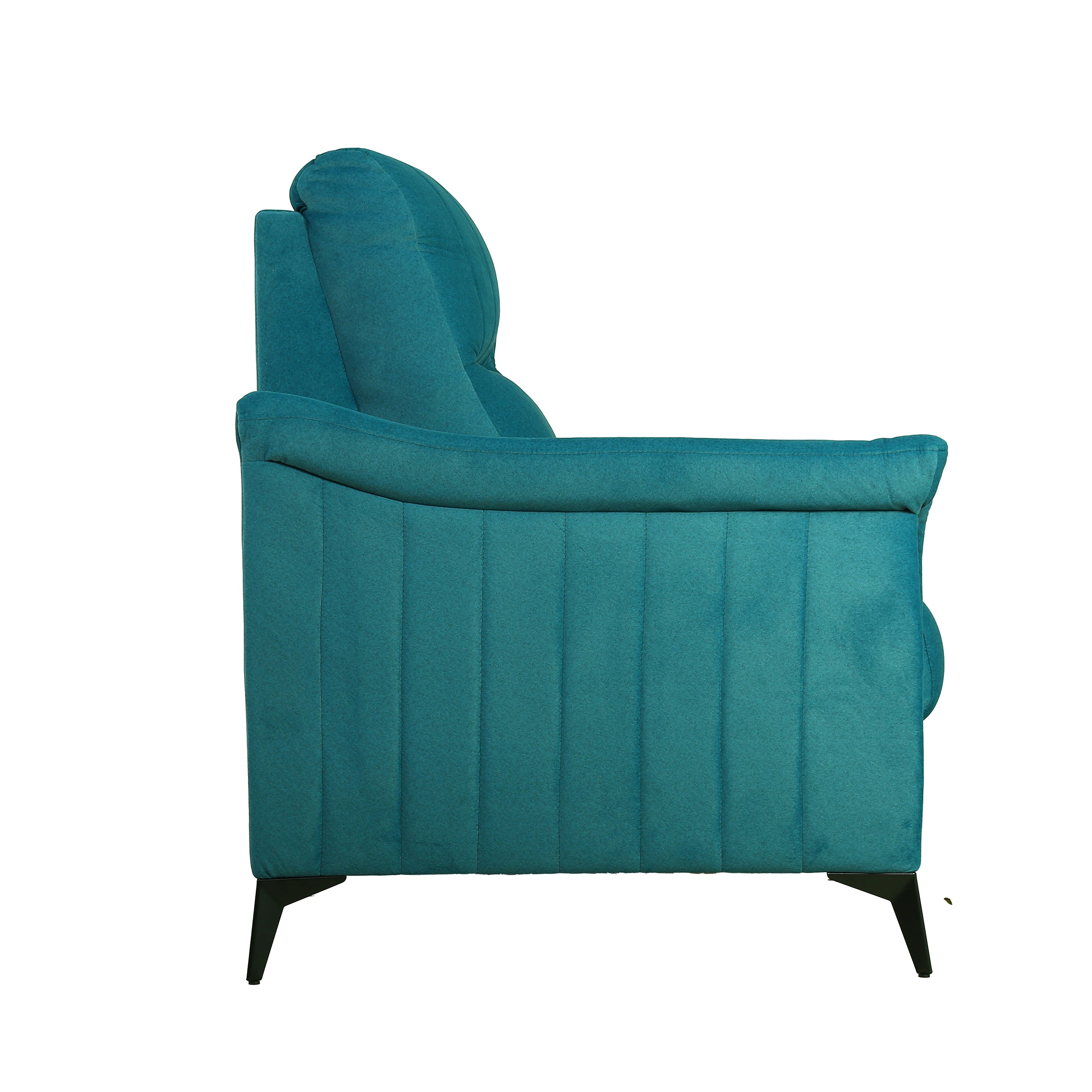 Omega Blue Monty 3 Seater Sofa [Backrest: Fabric] By Stories