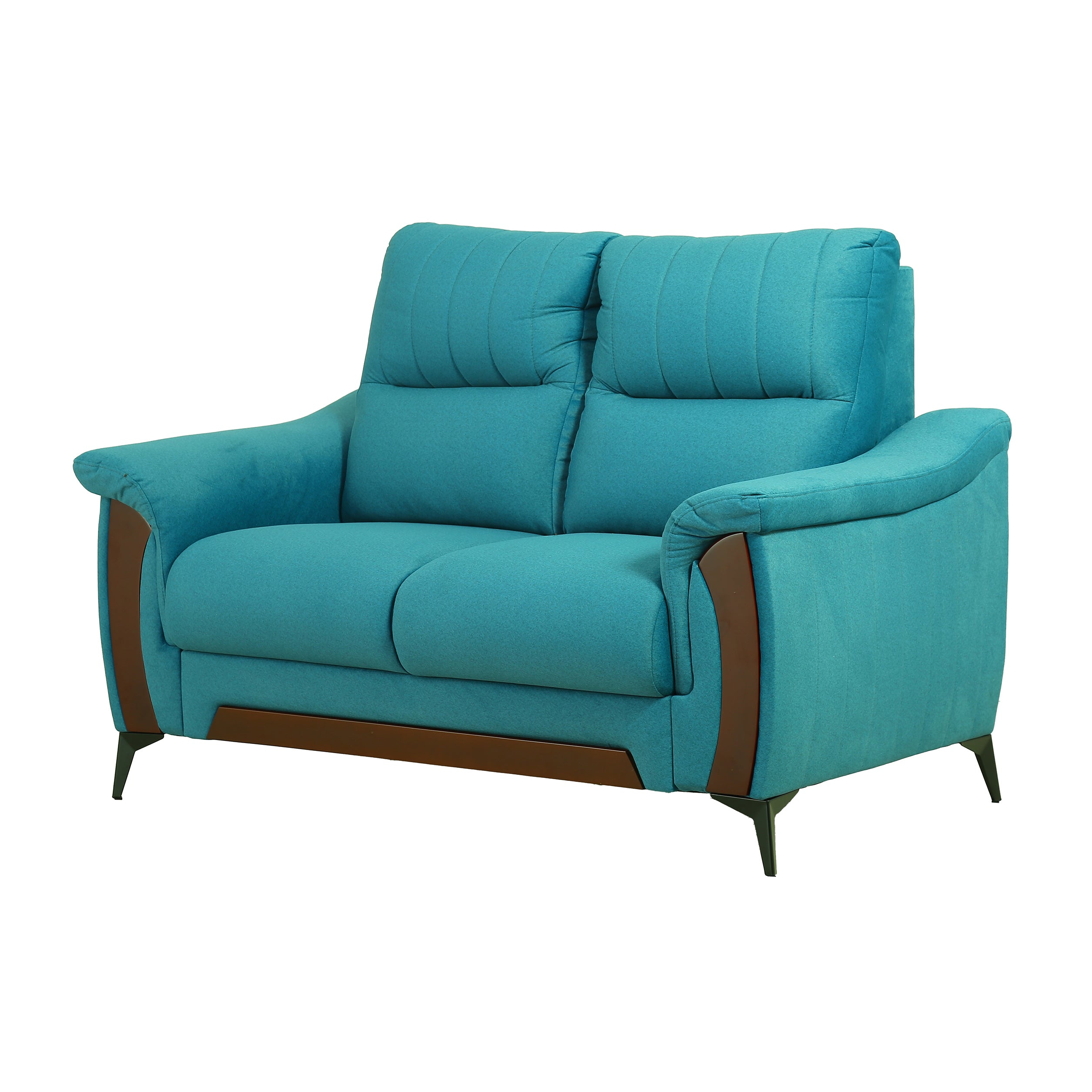 Omega Blue Monty 2 Seater Sofa [Backrest: Fabric] By Stories