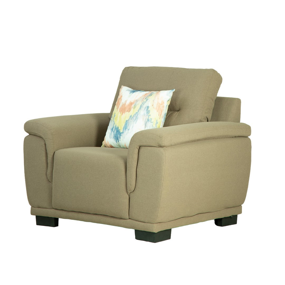 Eliot 1 seater Lovely Fabric Sofa By Stories