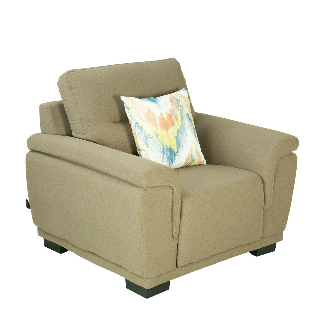 Eliot 1 seater Lovely Fabric Sofa By Stories