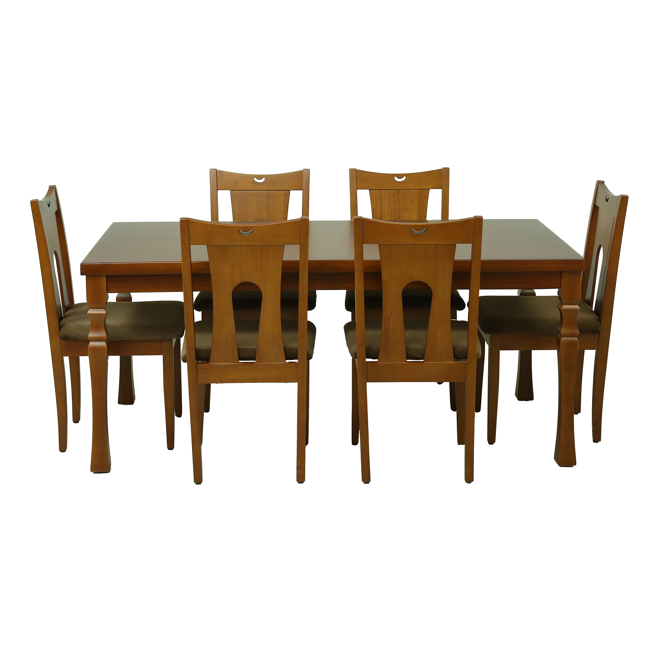 6 Seater Dining Table [Chocolate] - By Stories