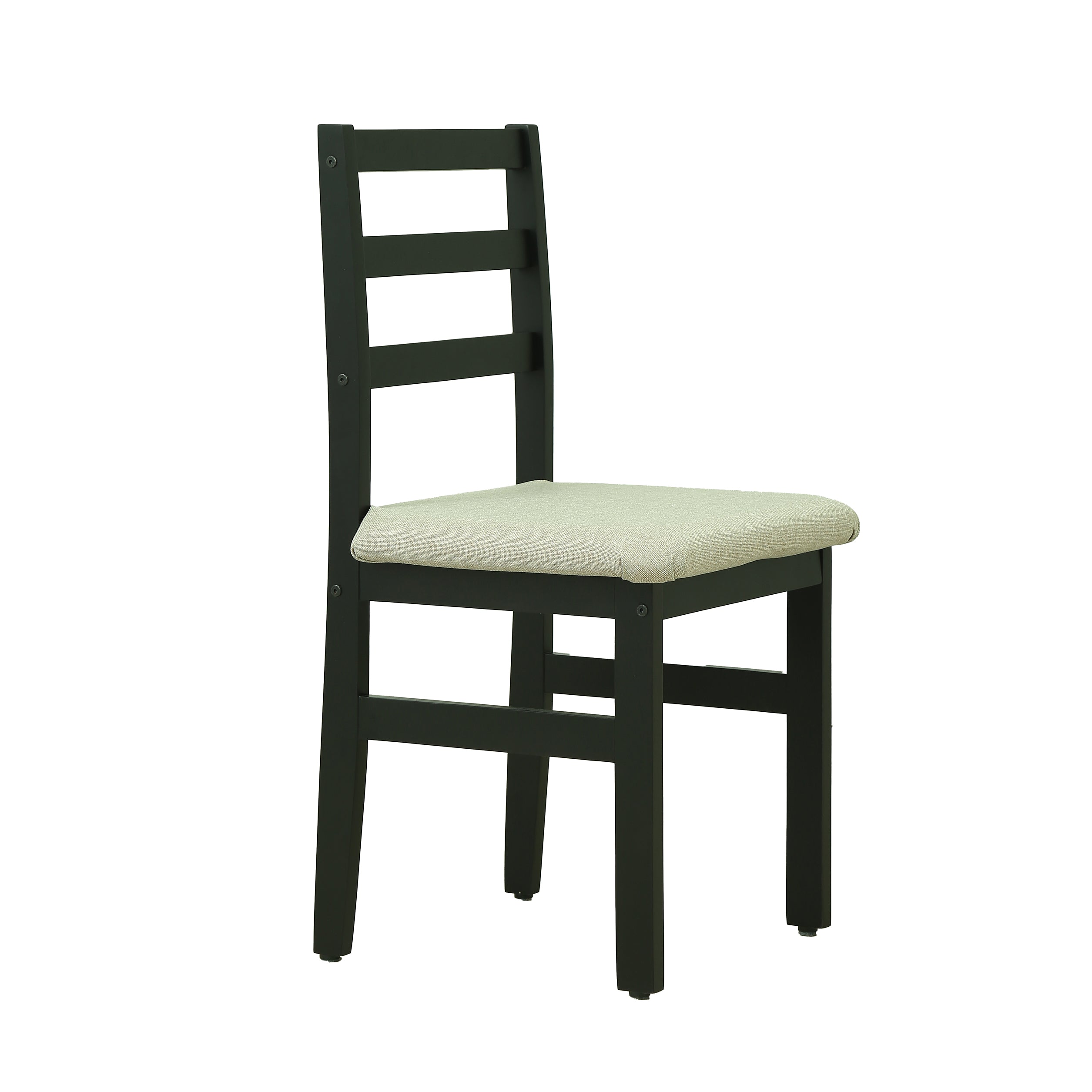 Black Dining Chair [Treated Rubberwood]