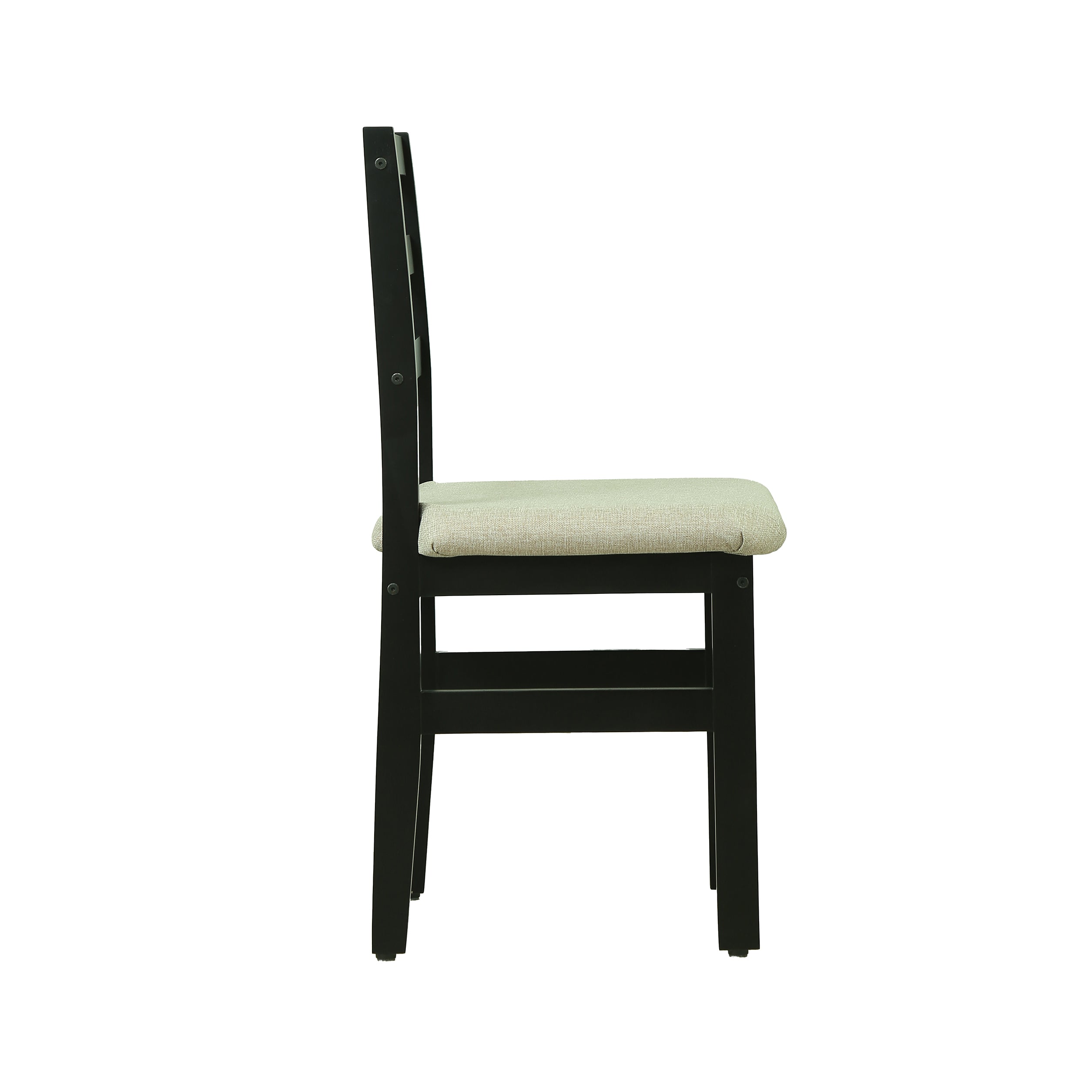Black Dining Chair [Treated Rubberwood]